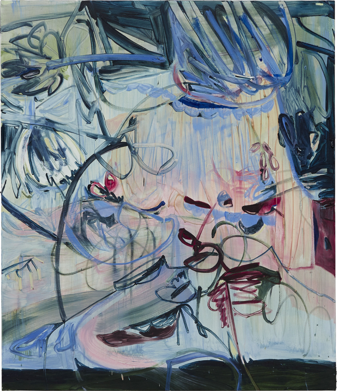 Jadé Fadojutimi, By the Window, 2017