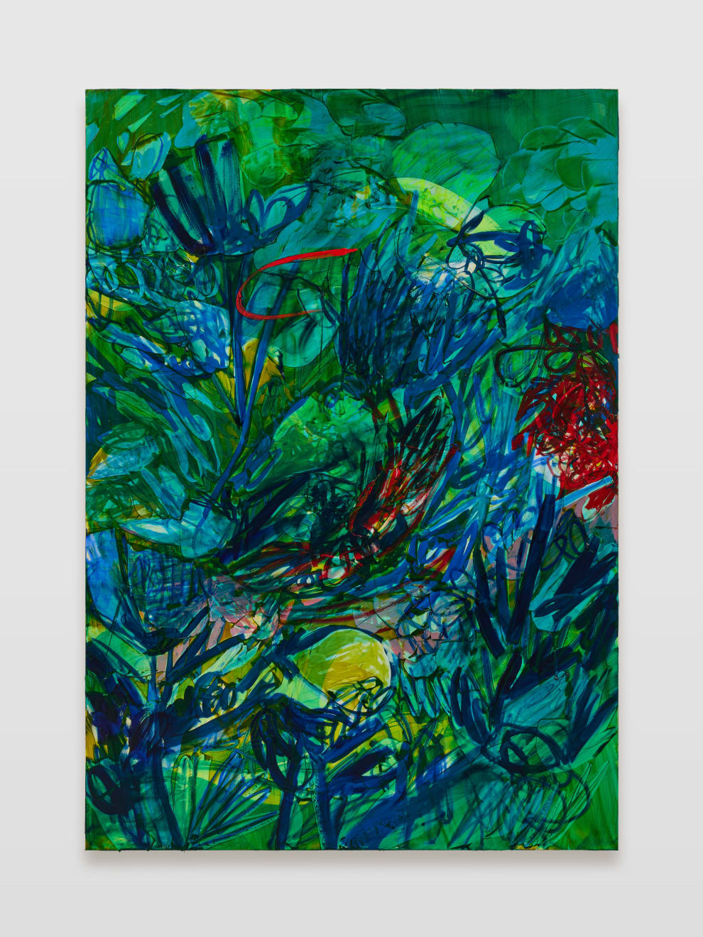 Jadé Fadojutimi, A howl haunts the soul of a motherland’s prowl, 2025