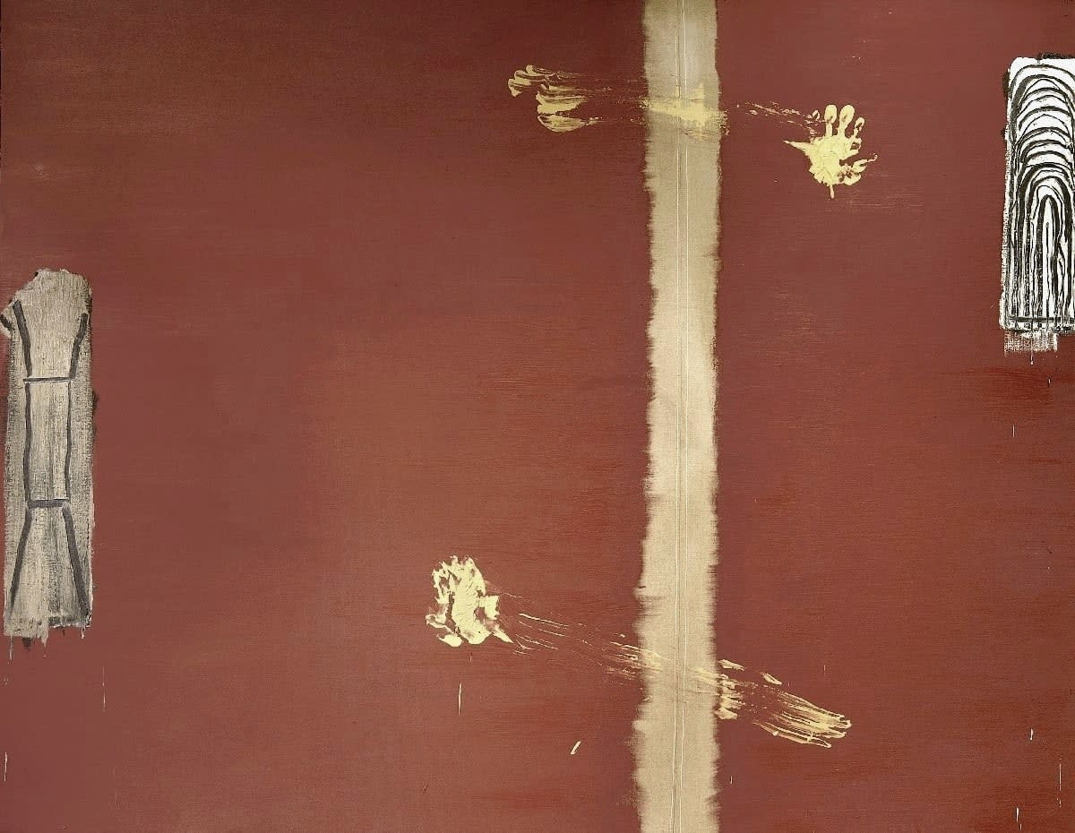 Basil Beattie, Give and Take, 1996