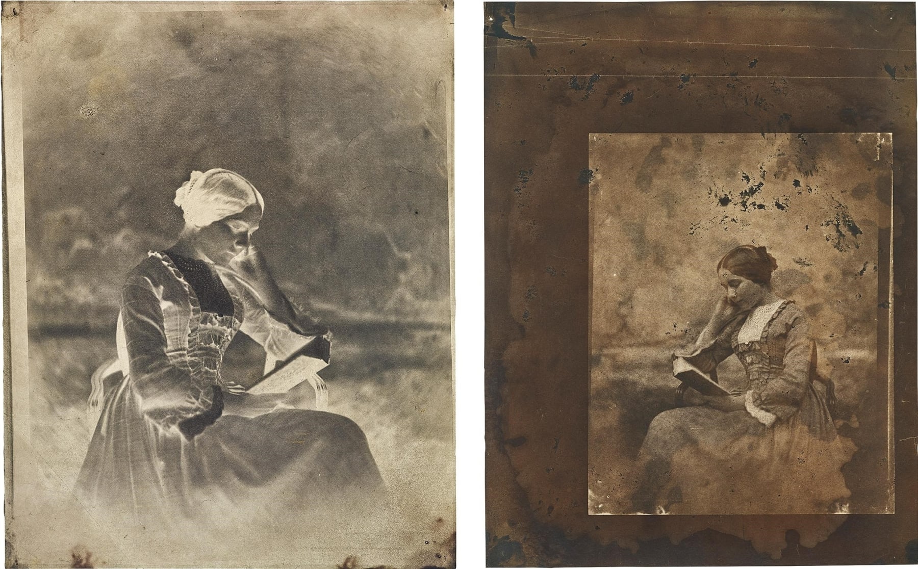 Louis-Remy Robert, Henriette Robert (positive and negative), 1850-55