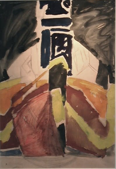 David Bomberg, The Barge, 1920