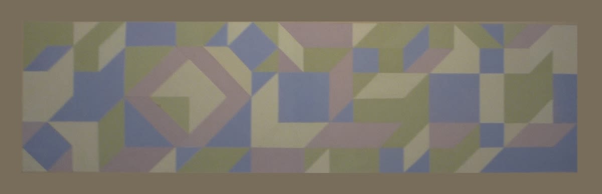 Robert Medley, Untitled (blue/pink/green)