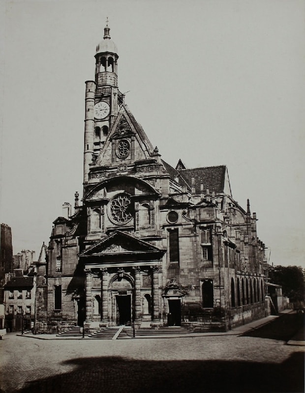 Edouard Baldus, Saint Etienne du Mont, Paris