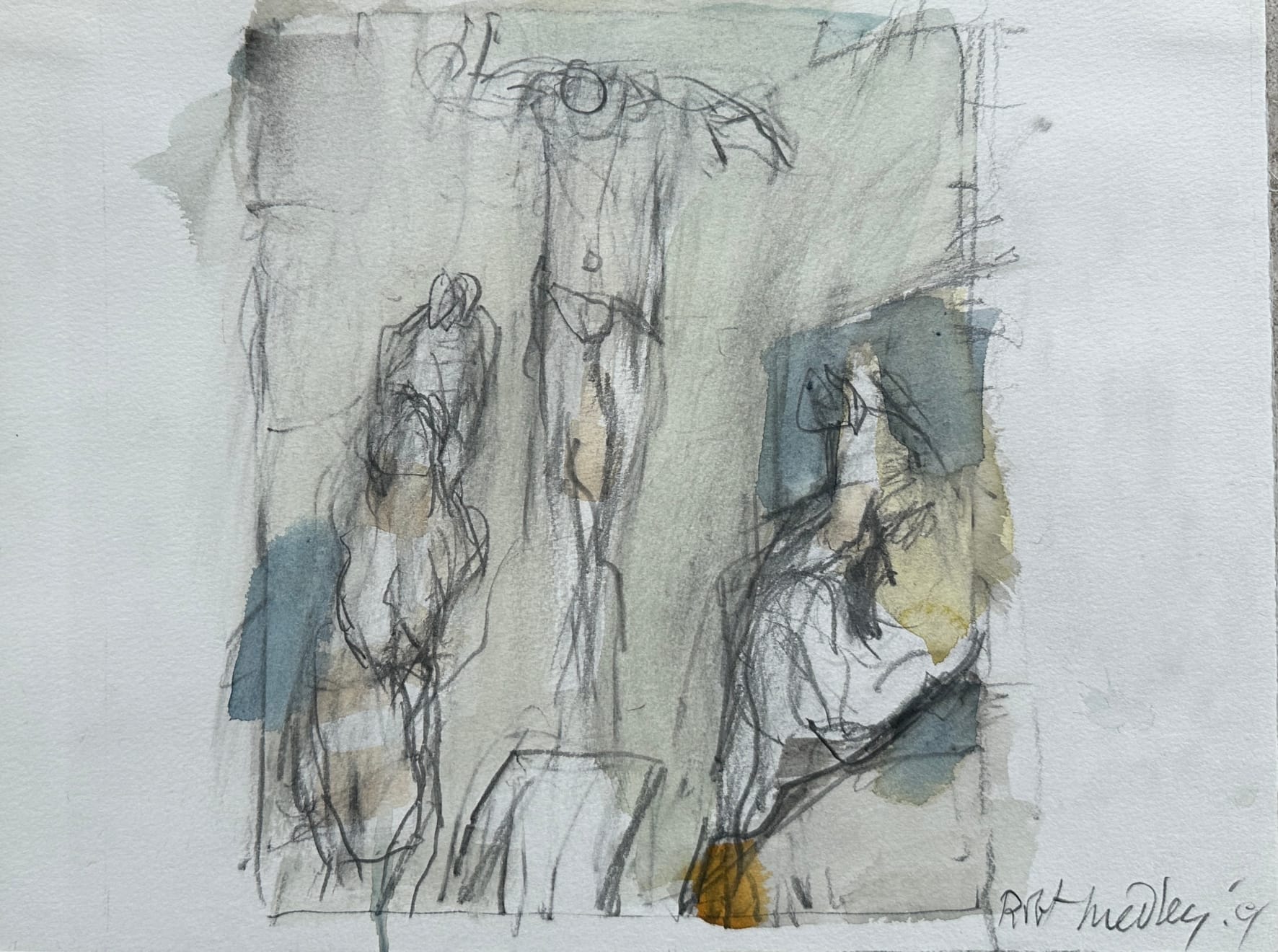 Robert Medley, Study for A Crucifixion, c.1992