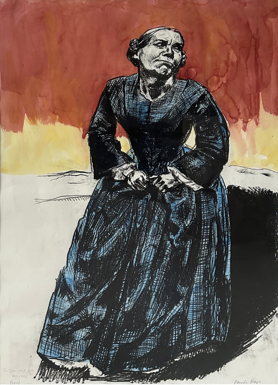 Paula Rego, Come to Me, from 'Jane Eyre-The Guardians', 2001