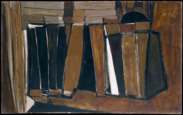 Terry Frost, Untitled (Brown, black and white), 1955