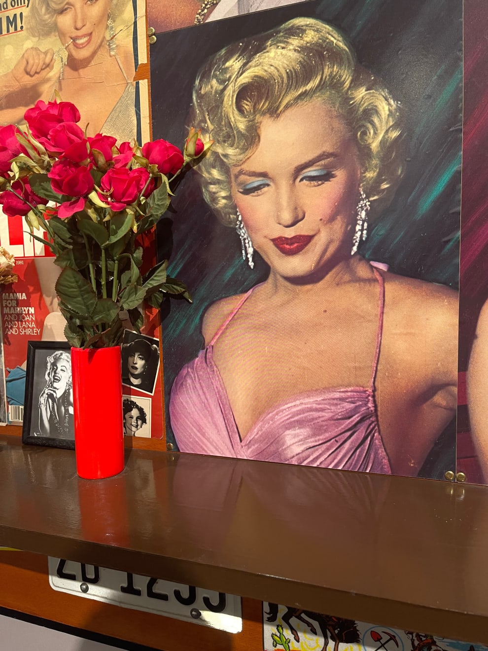 Peter Blake, Shrine to Marilyn Monroe, in a Texas Diner, 1990