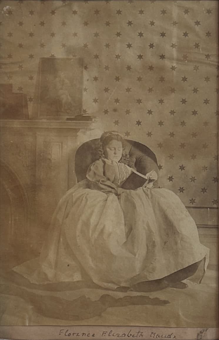 Clementina Hawarden, Portrait of her daughter, Florence Elizabeth Maud, 1860