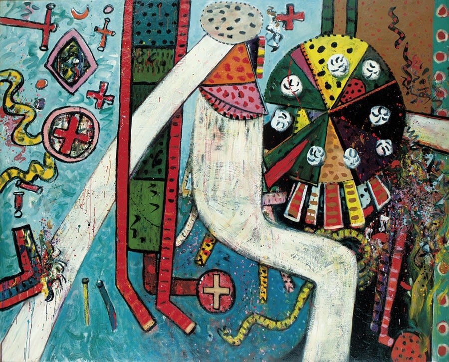 Alan Davie, Improvisations on a Chagall Theme No. 4, 1967