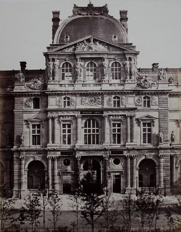 Edouard Baldus, Louvre - Pavillon Sully, Nouveau Louvre, Paris