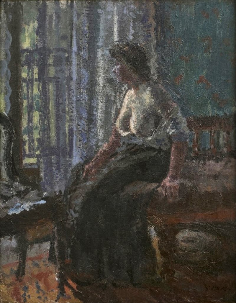 Walter Richard Sickert, Seated Woman, Mornington Crescent