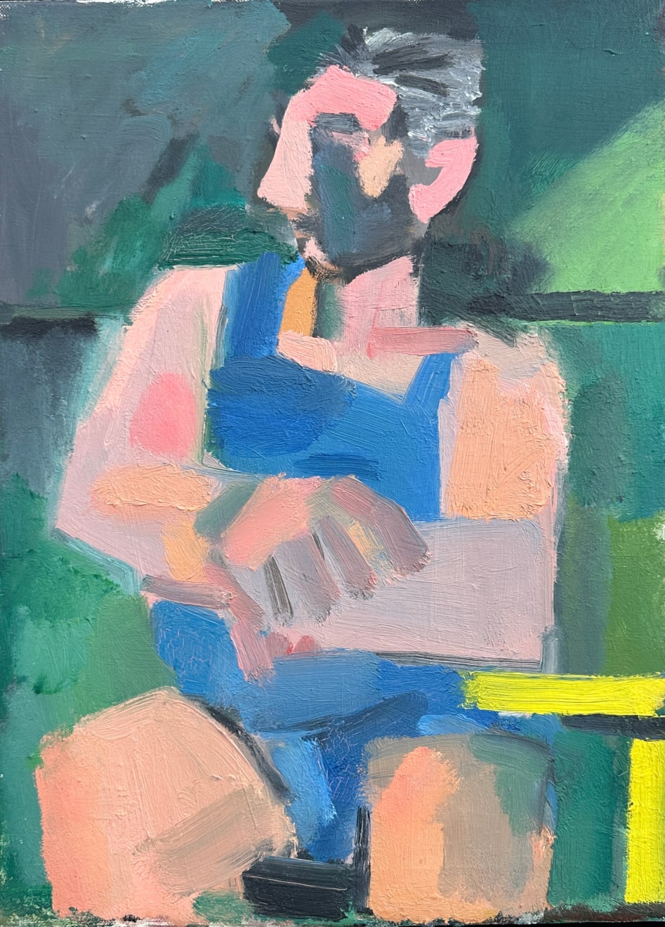 Peter de francia, Seated figure, 1974