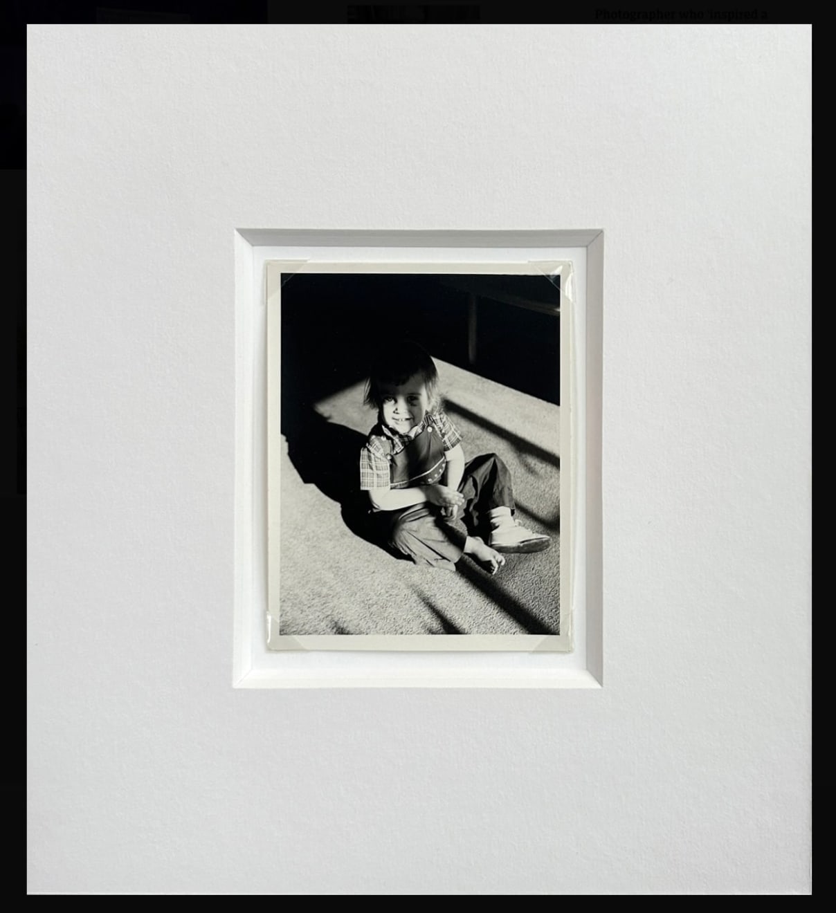 Vivian Maier, Untitled (Child sitting on the floor), 1950s