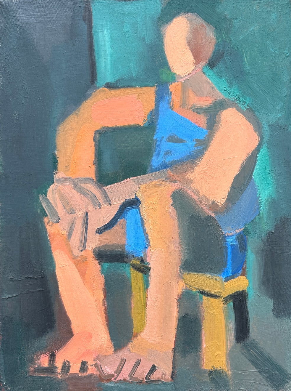 Peter de francia, Seated figure, 1974