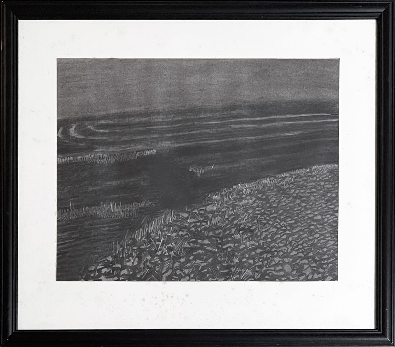 Edward Middleditch, Burning Stubble, 1980