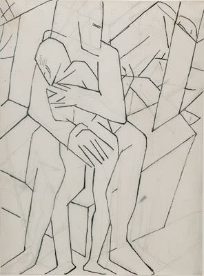 David Bomberg, Family Group, 1919