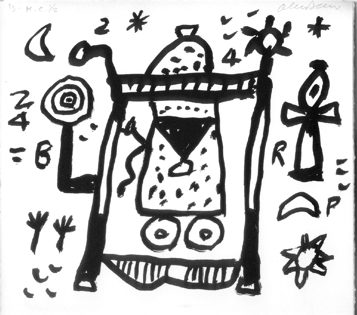 Alan Davie, 34 Variations on a Theme, 13, 2003