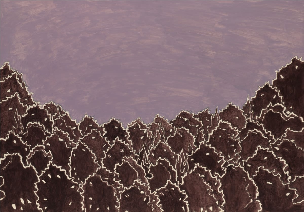 Edward Middleditch, Wooded Valley, 1968