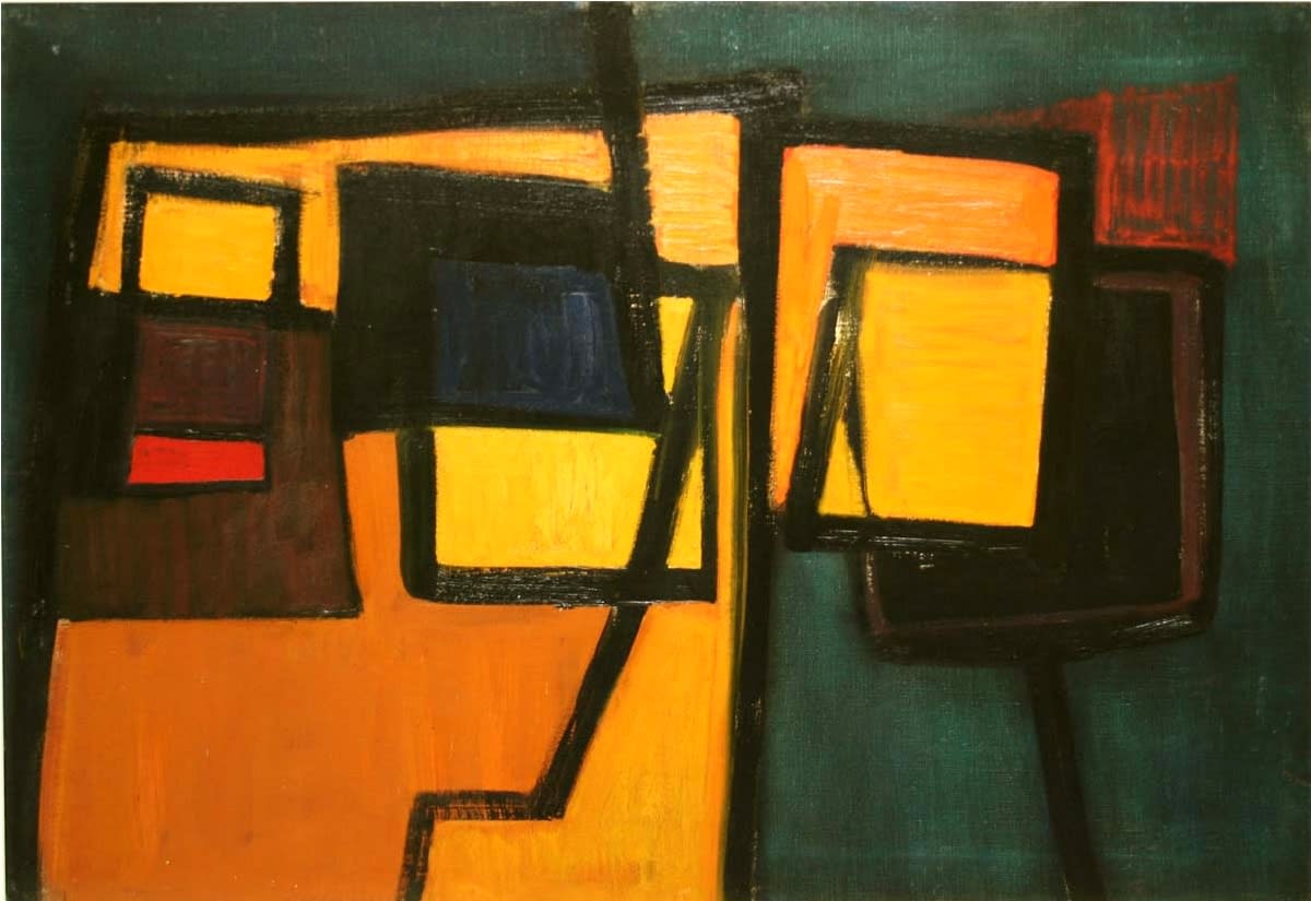 Terry Frost, Blue and Gold, 1954