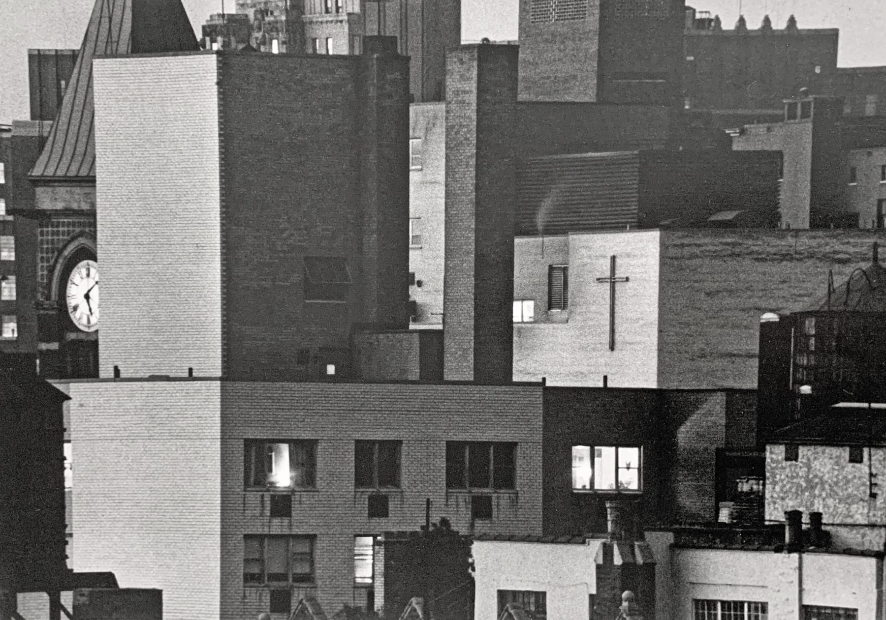 Andre Kertesz, Around St. Vincent's Hospital, November 15, 1971, 1971