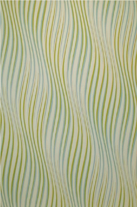 Bridget Riley, Ochre, Cerise and Turquoise Twisted Curve Blue Dominant, 1976