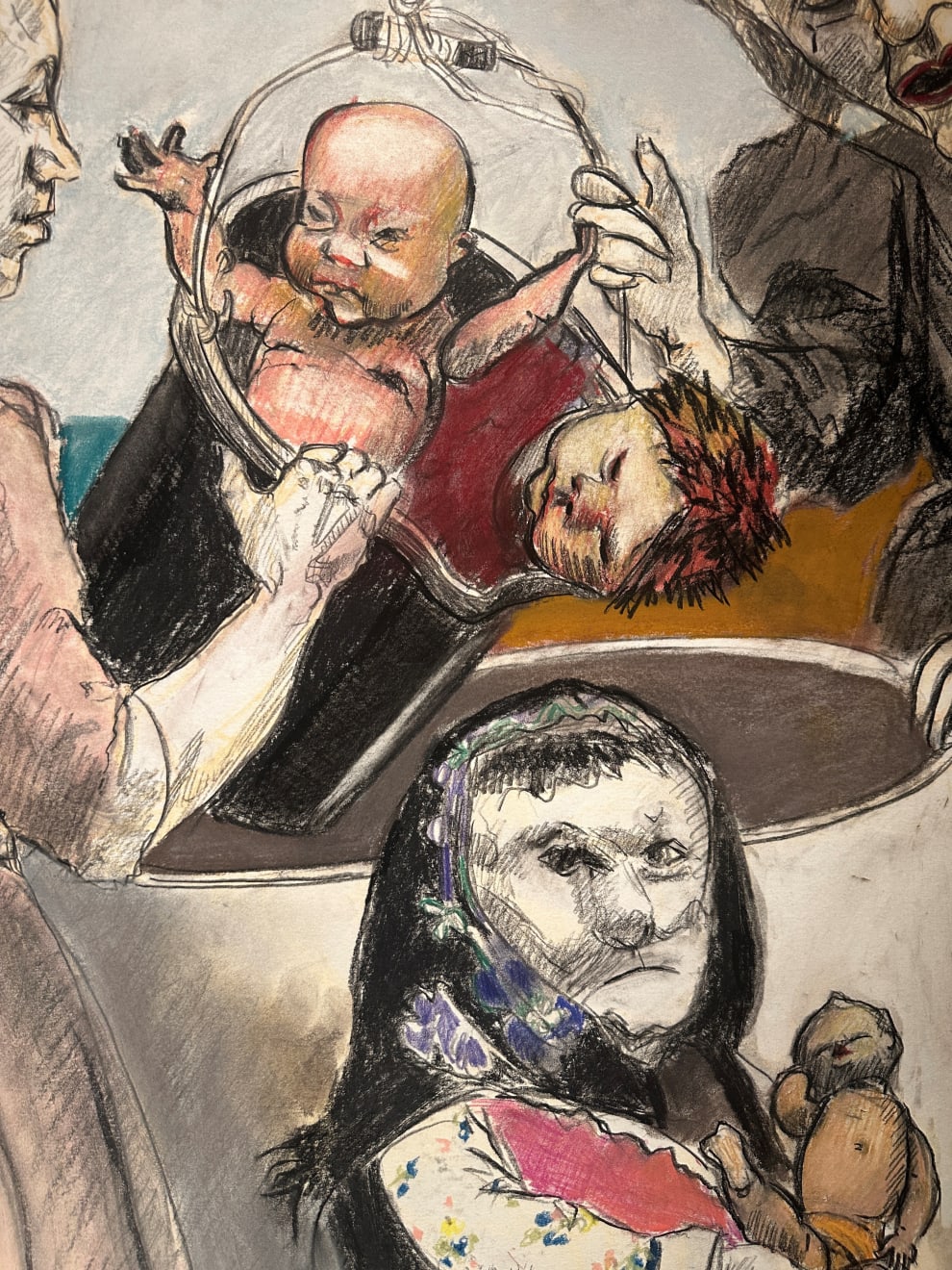 Paula Rego, Down the Well II, 2009