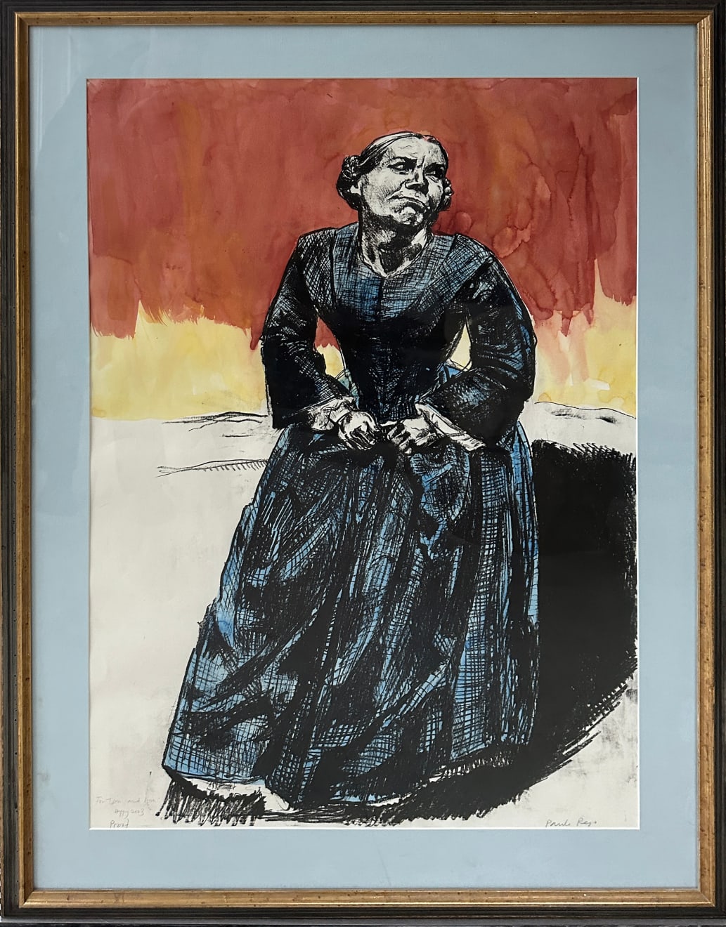 Paula Rego, Come to Me, from 'Jane Eyre-The Guardians', 2001
