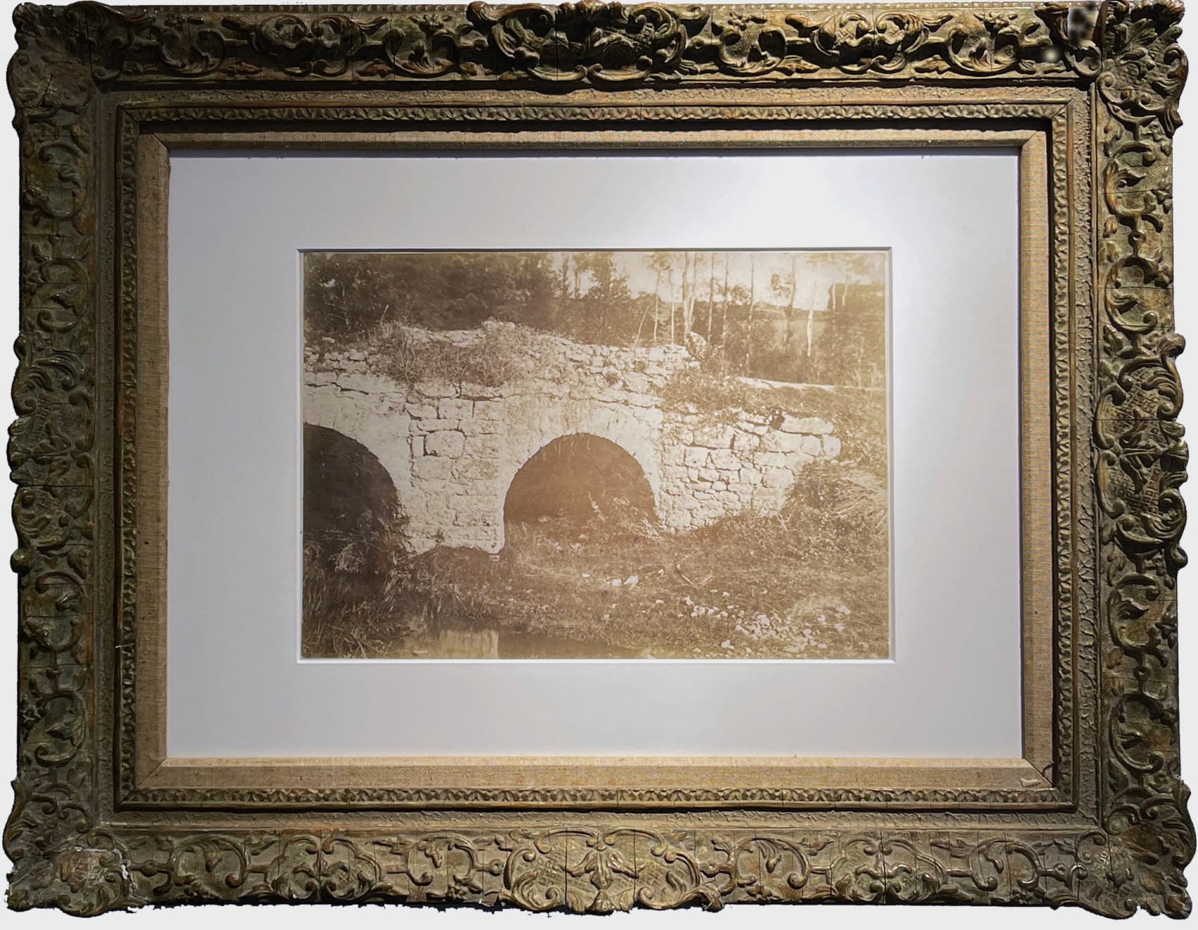 Henri Jean-Louis Le Secq, Stone Bridge Saurat, c.1854