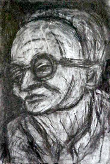 Leon Kossoff, Head of Chaim, 1988