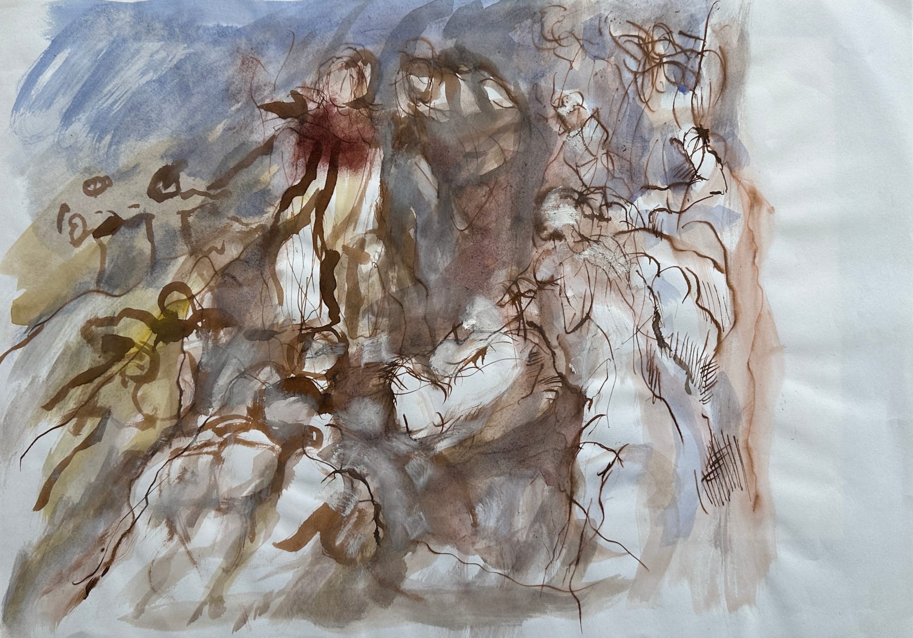 Robert Medley, Figures and sky