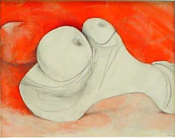 Bernard Meadows, Two Watchers 1