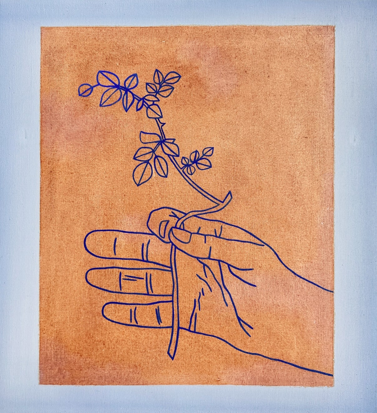 Derrick Greaves, Hand and Twig, 1968