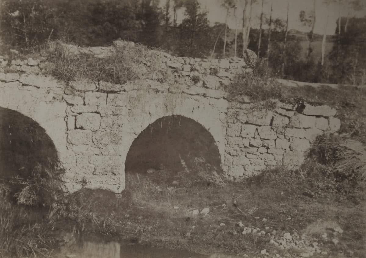 Henri Jean-Louis Le Secq, Stone Bridge Saurat, c.1854