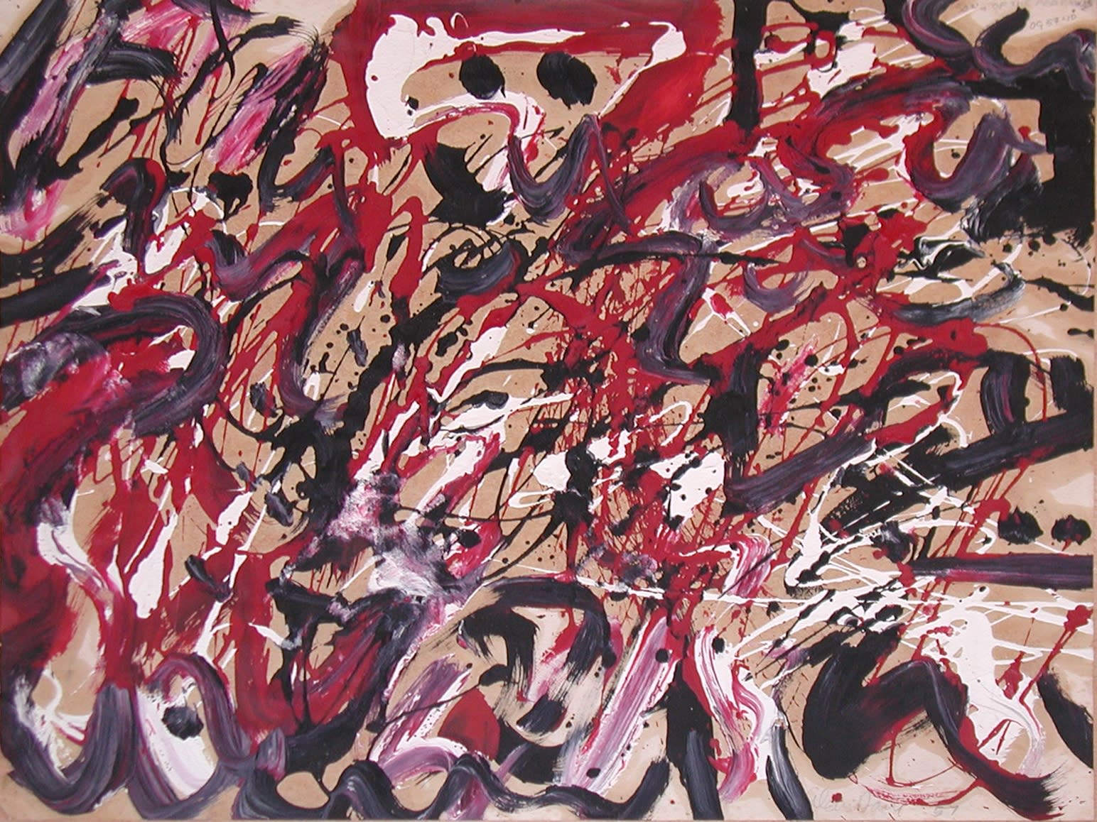 Alan Davie, Song of the Red Birds, 1957