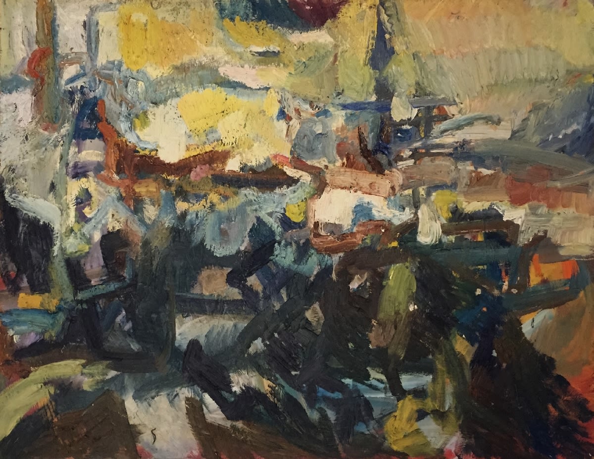 Dennis Creffield, Isle of Dogs from Greenwich Observatory, 1959