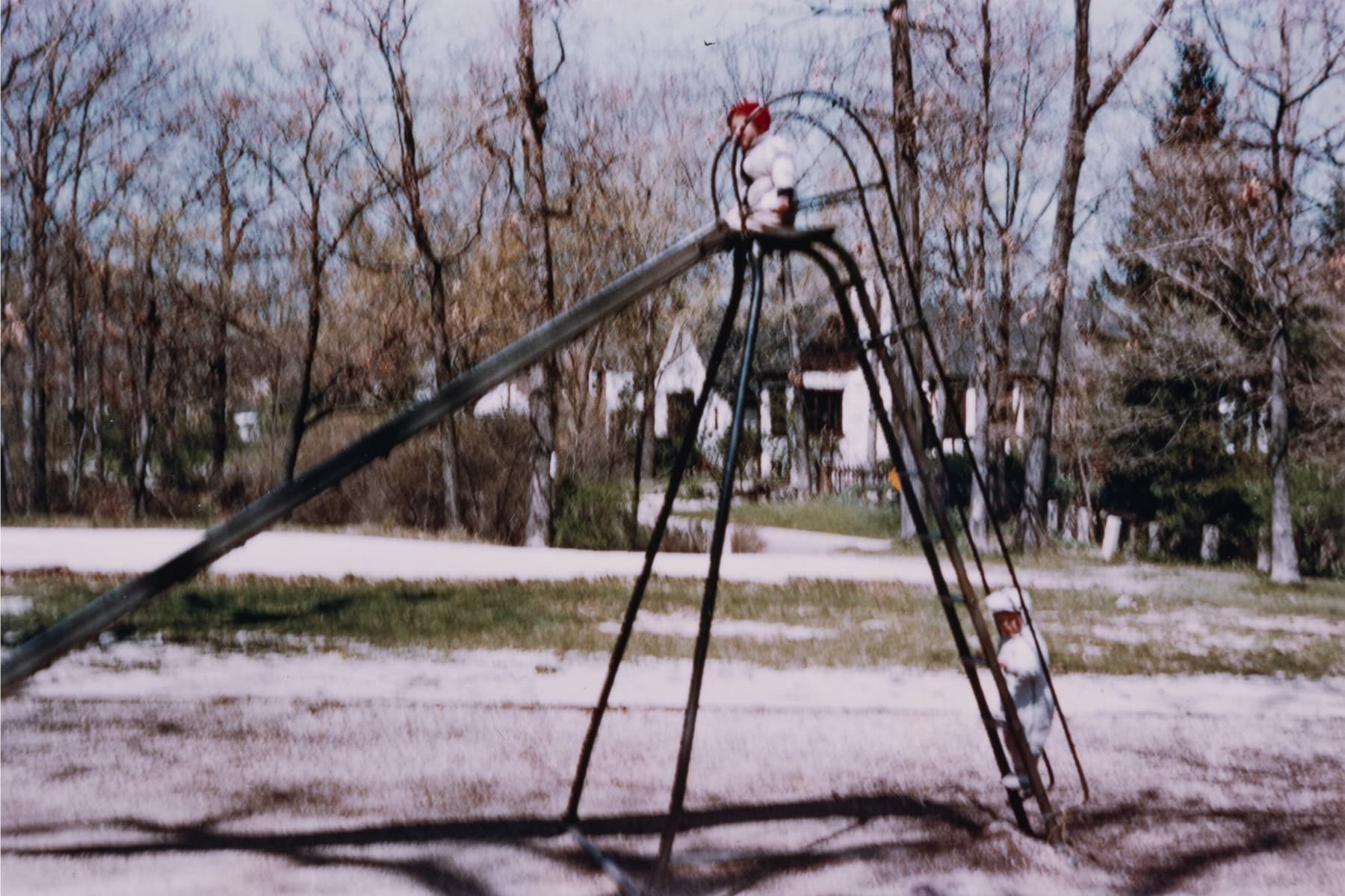 Vivian Maier, Untitled (Child on a slide), 1957