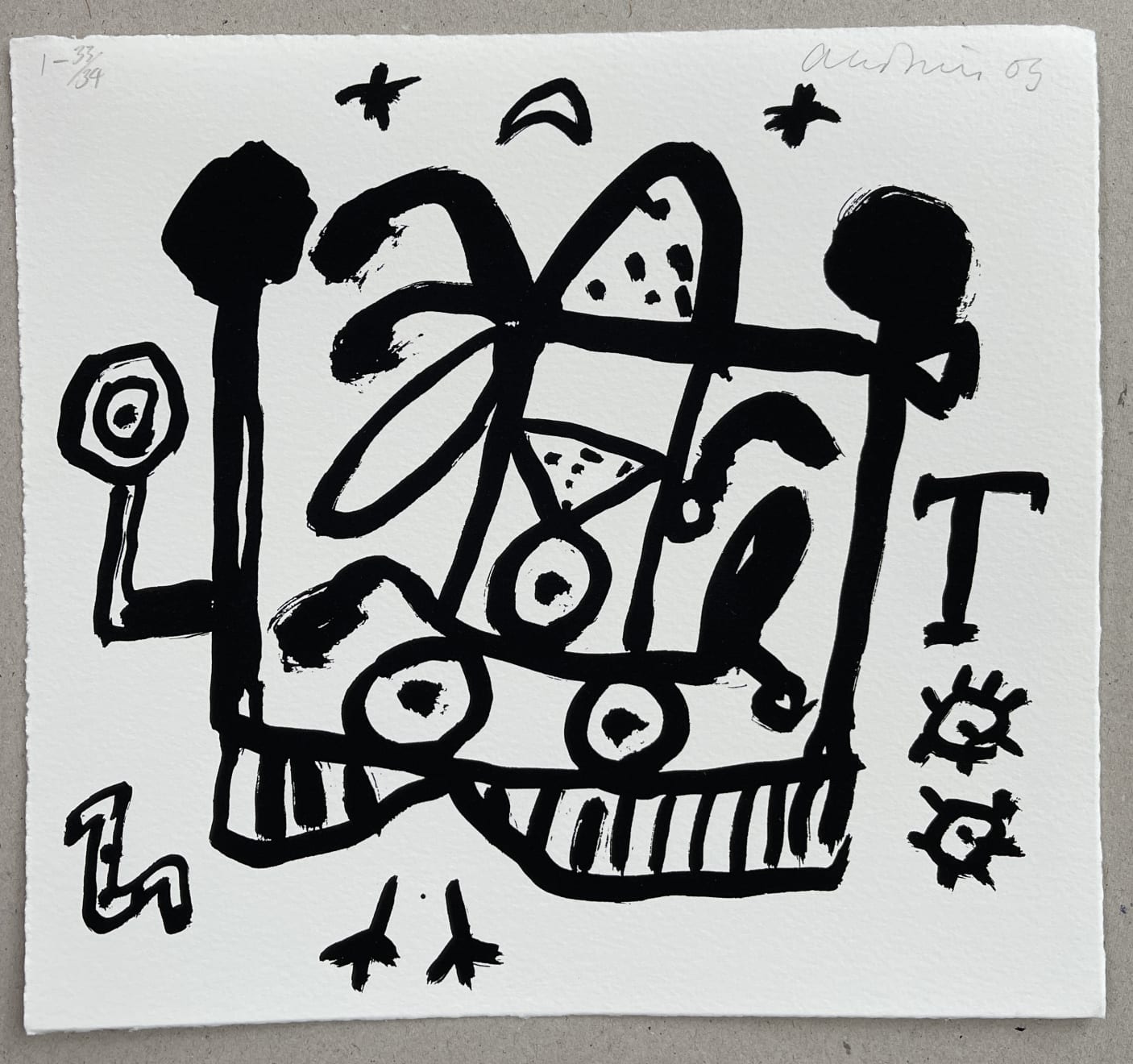 Alan Davie, 34 Variations on a Theme, 01, 2003