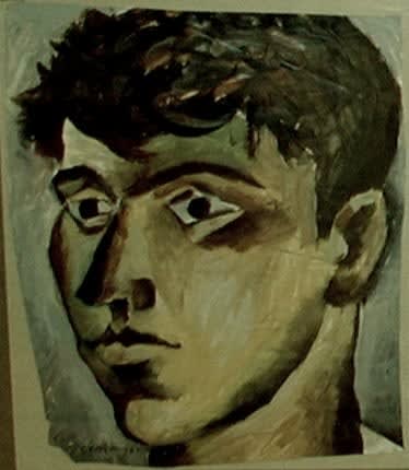 John Craxton, Self Portrait, Poros, 1946