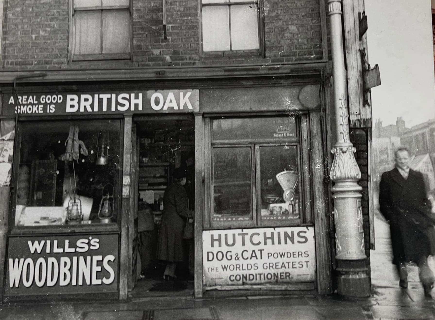 Nigel Henderson, Untitled (British Oak, Shop Front), 1949-1956