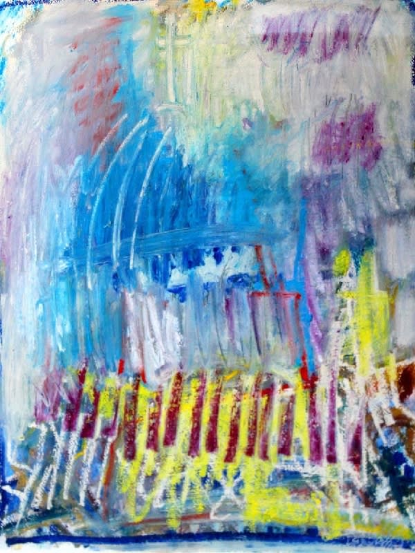 Dennis Creffield, St Pauls Cathedral from Clifford Chance, Aldersgate 1999, 1999