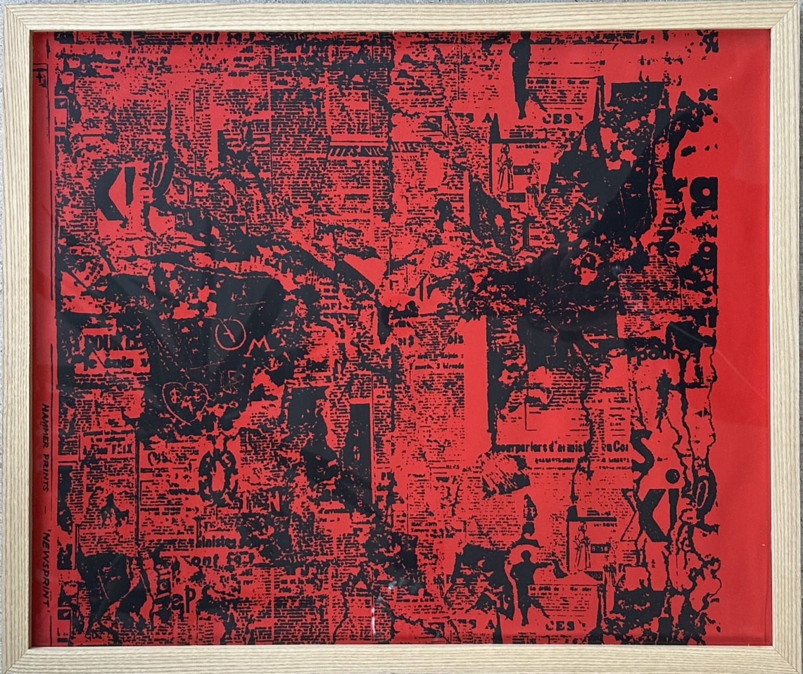 Nigel Henderson and Eduardo Paolozzi, Hammer Prints - 'Newsprint', 1950-52