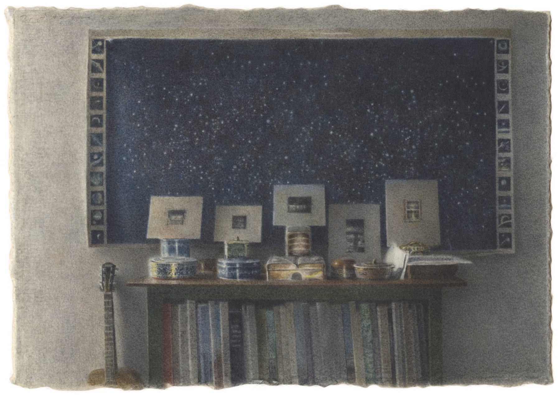 Charles Ritchie, Star Map with Five Drawings I, 2012-2017