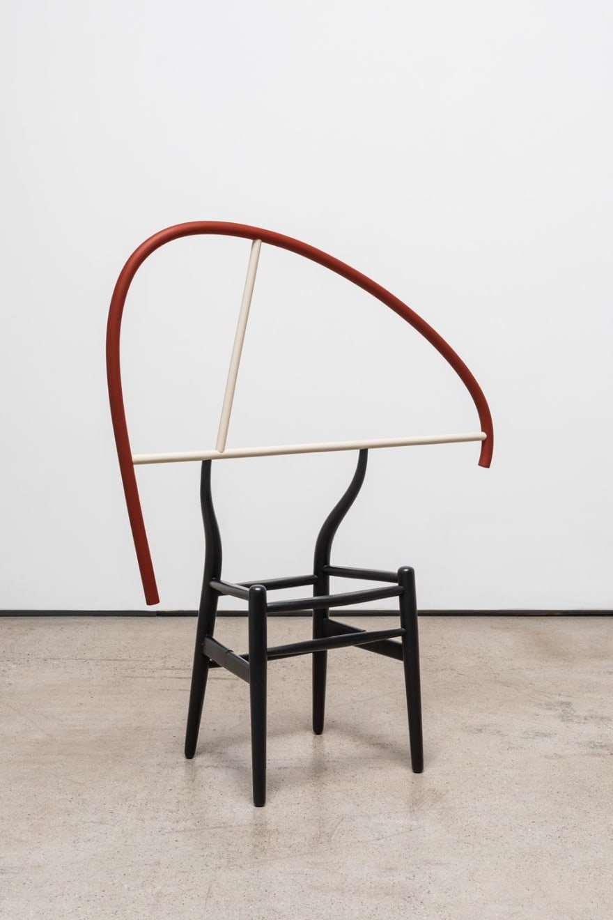 Ricky Swallow, Chair/ Instrument (with hoop), 2016-2020