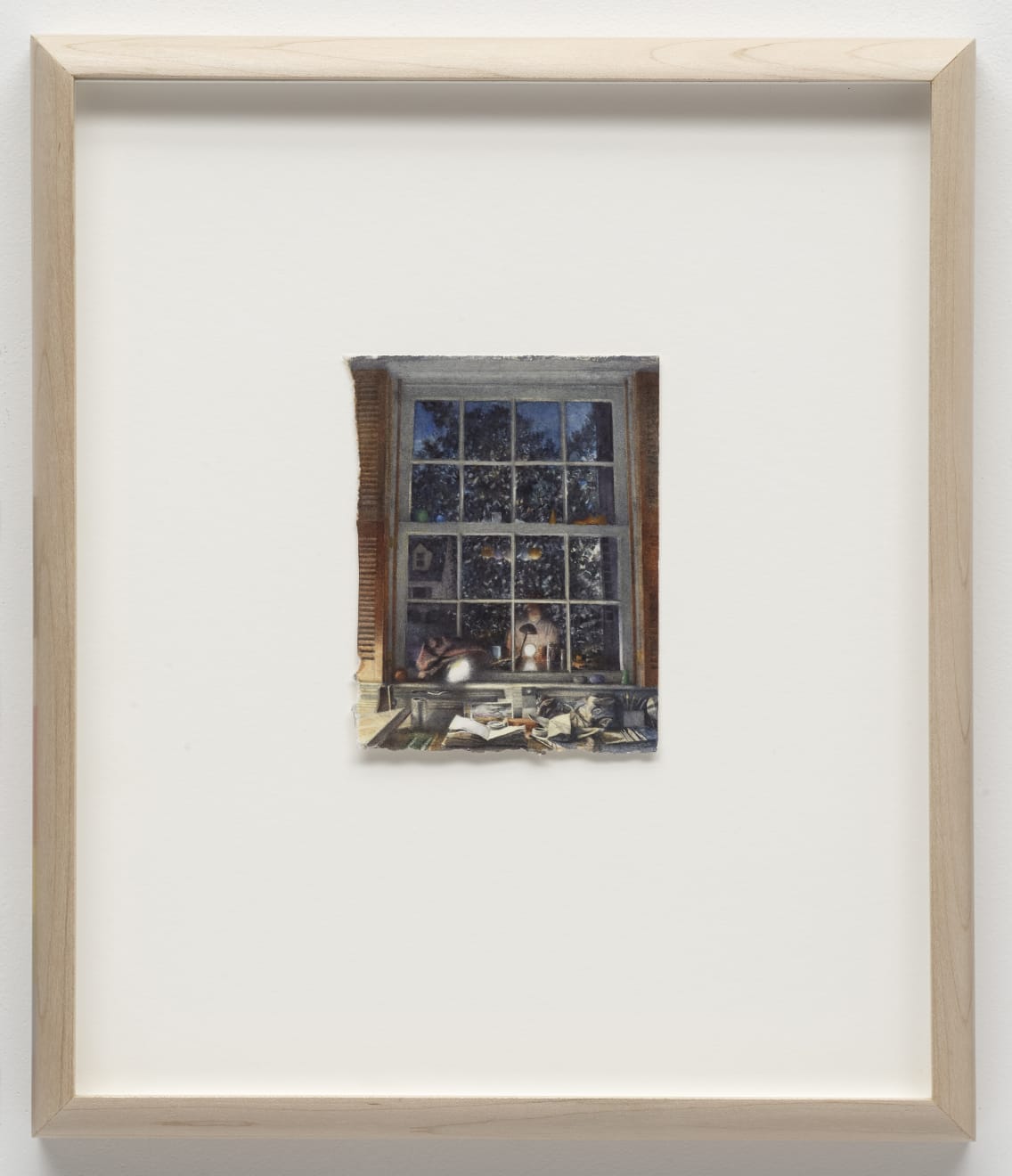 Charles Ritchie, Self-Portrait with Lamps and Open Journal, 2019-2020