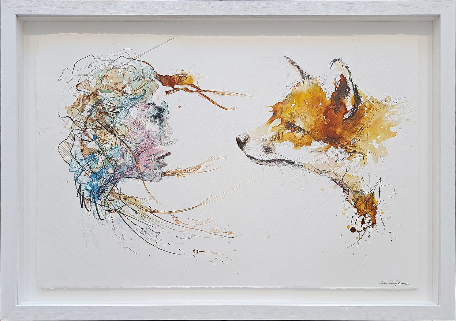 Carne Griffiths, Flora and the Curious Fox, 2022