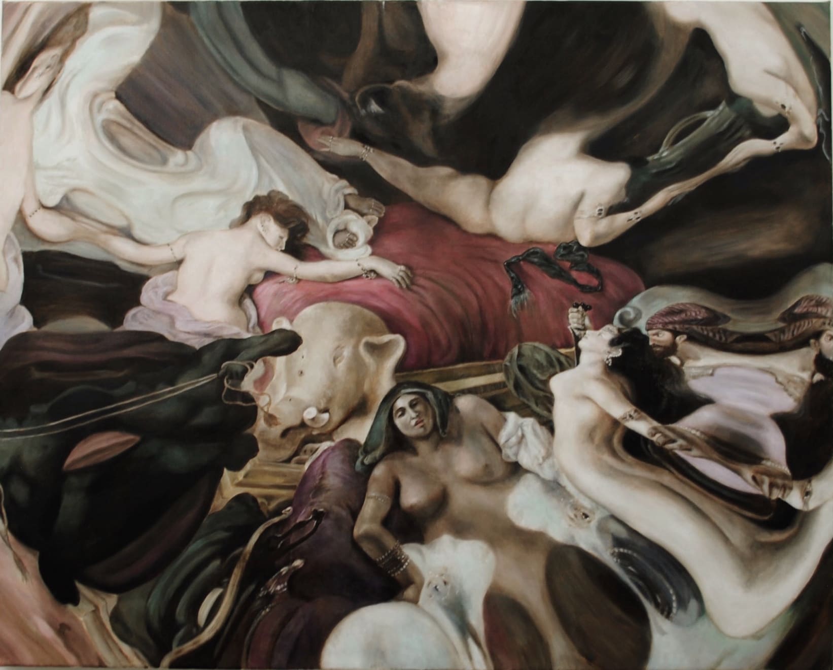 Masha Gusova, Return To Chaos (After Delacroix), 2018
