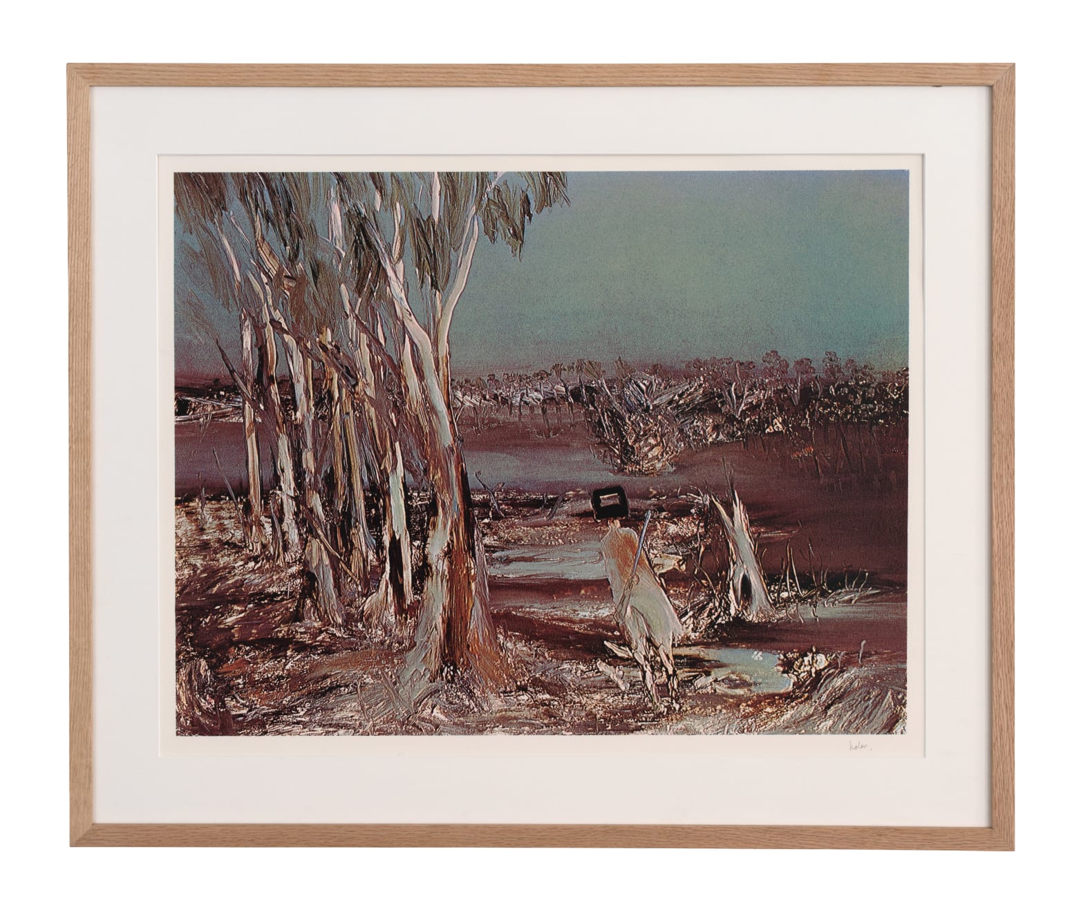 Sidney Nolan, Kelly On Horseback With Gun, 1980