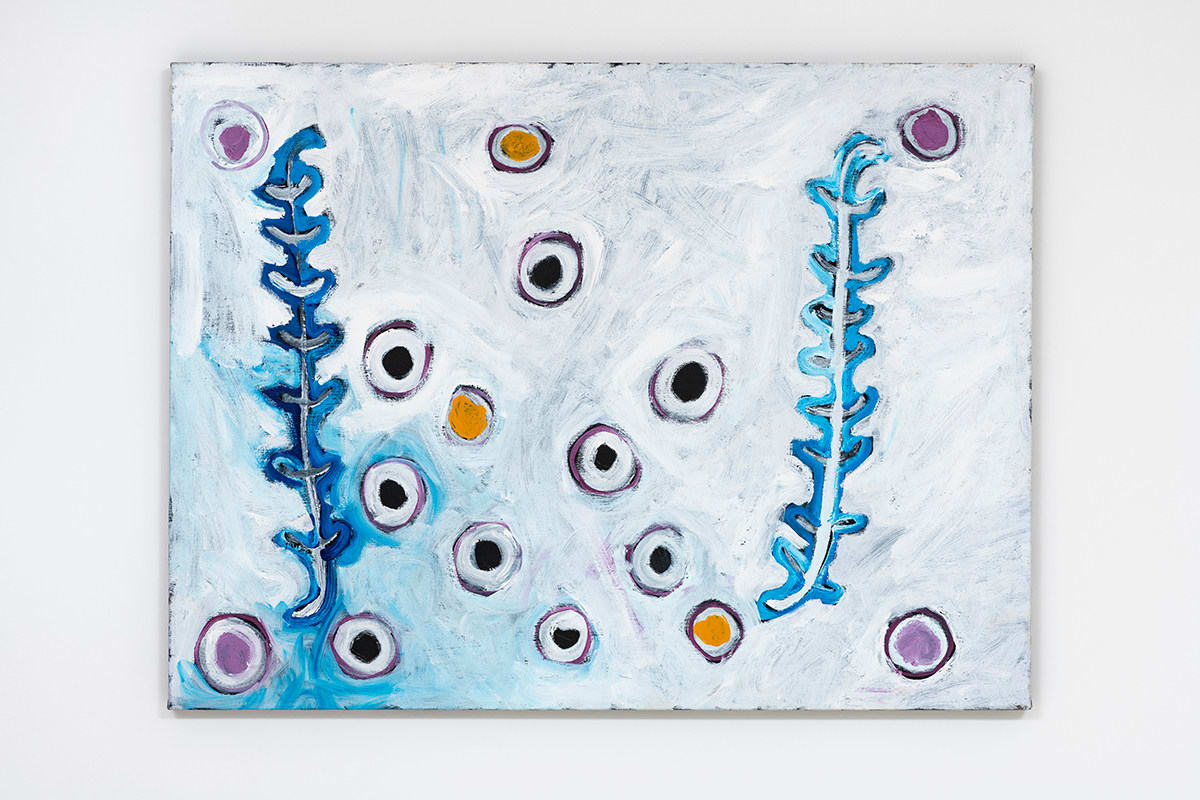 Ursula Napangardi Marks, Bush Potato Dreaming - Yarla Jukurrpa, 2020