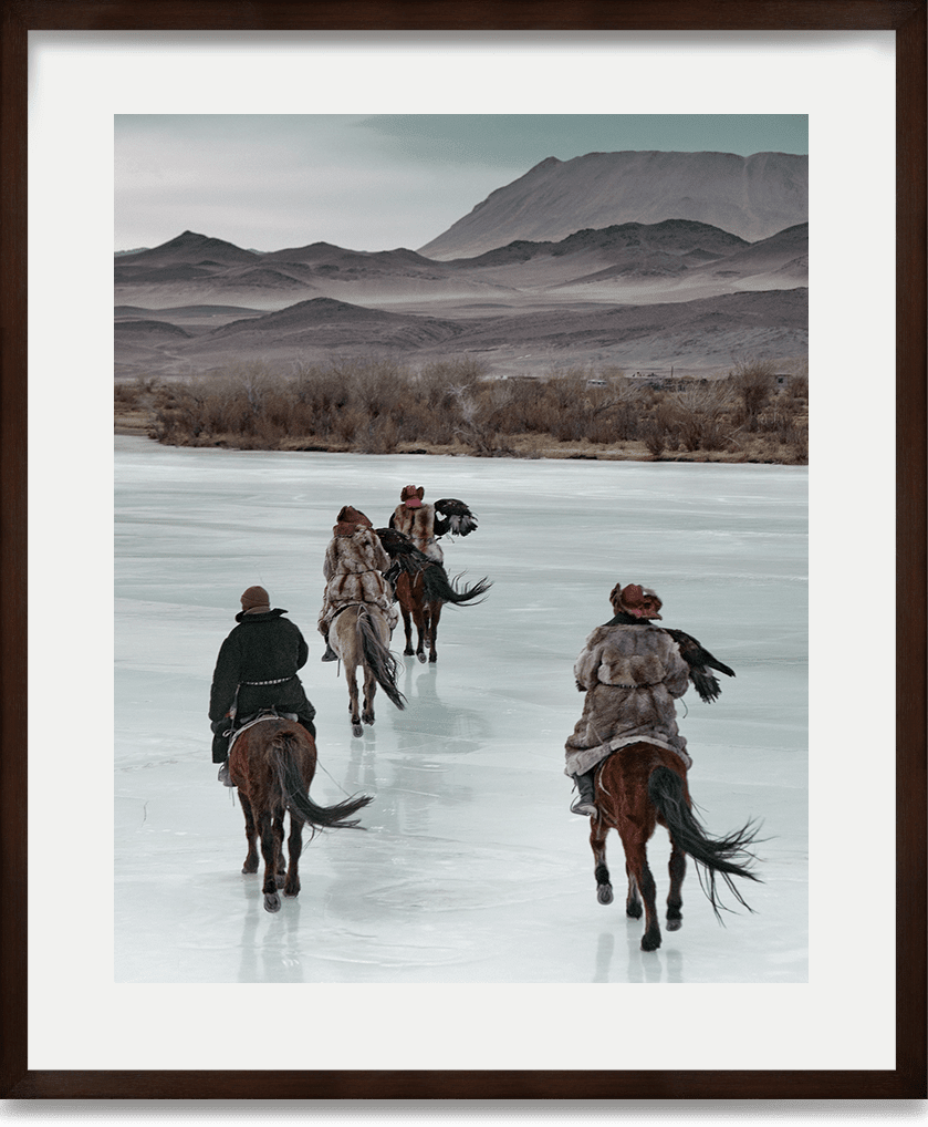 Jimmy Nelson, Kazakh on ice | Altantsogts, Bayan Ölgii | Mongolia, 2011
