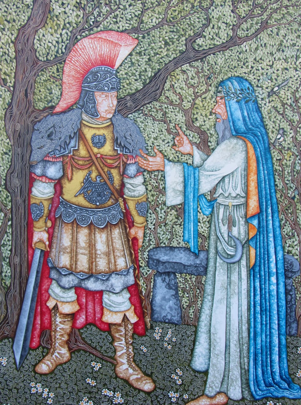 Joe Machine, The Meeting of Arthur and Merlin, 2019